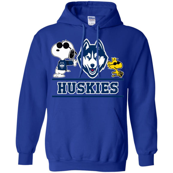 Connecticut Huskies T shirts Snoopy Hoodies Sweatshirts