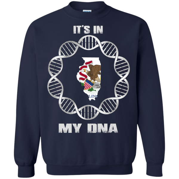 Illinois State T shirts It's In My DNA Hoodies Sweatshirts