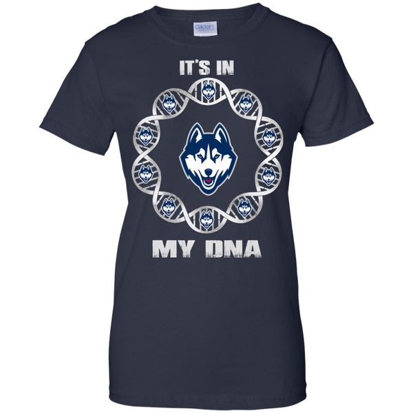 Connecticut Huskies T shirts It's In My DNA Hoodies Sweatshirts