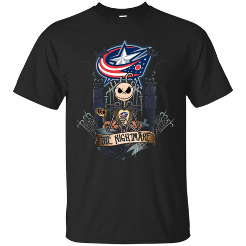 Halloween Columbus Blue Jackets T shirts The Nightmare Hoodies Sweatshirts