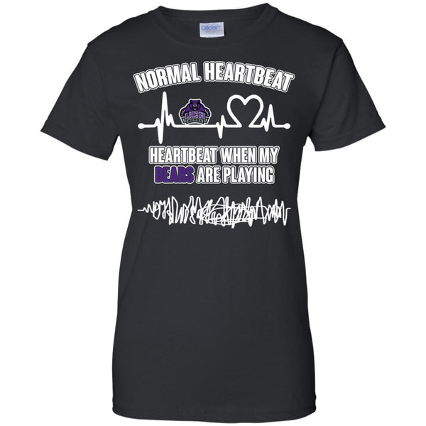 Central Arkansas Bears T shirts Heartbeat When My Bears Playing Hoodies Sweatshirts
