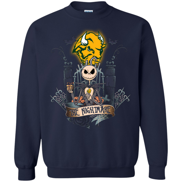 Halloween North Dakota State Bison T shirts The Nightmare Hoodies Sweatshirts