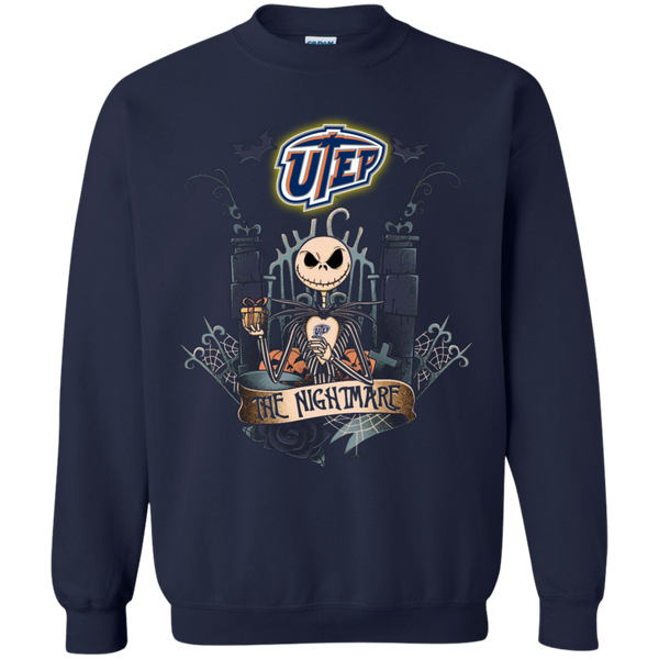 Halloween Utep Miners T shirts The Nightmare Hoodies Sweatshirts