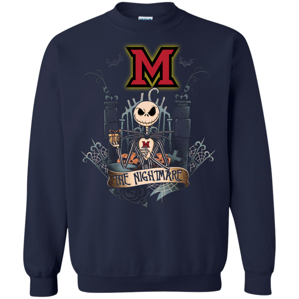 Halloween Miami (OH) Redhawks T shirts The Nightmare Hoodies Sweatshirts