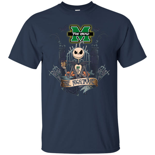 Halloween Marshall Thundering Herd T shirts The Nightmare Hoodies Sweatshirts