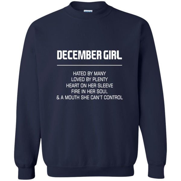 Decemberl Girl T shirts Hated By Many Loved By Plenty Hoodies Sweatshirts