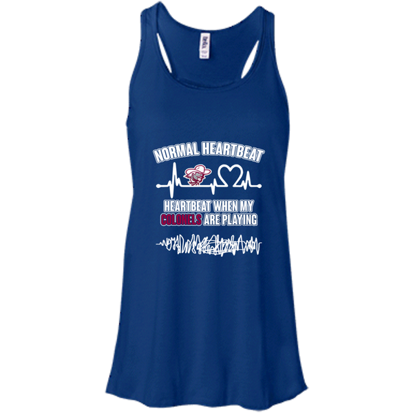 Eastern Kentucky Colonels T shirts Heartbeat When My Colonels Playing Hoodies Sweatshirts