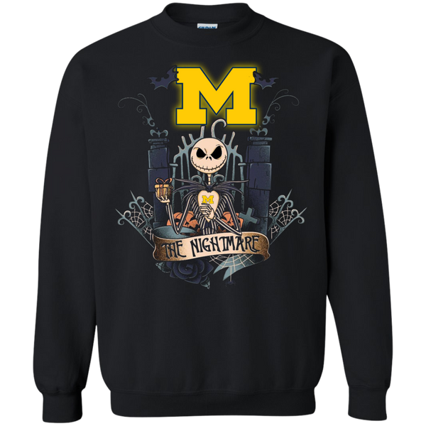 Halloween Michigan Wolverines T shirts The Nightmare Hoodies Sweatshirts