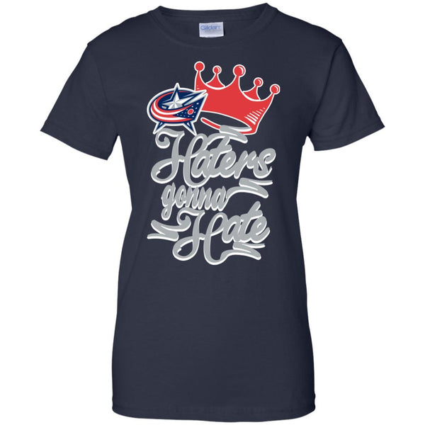 Columbus Blue Jackets T shirts Haters Gonna Hate Hoodies Sweatshirts