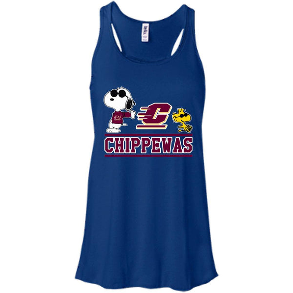 Central Michigan Chippewas T shirts Snoopy Hoodies Sweatshirts