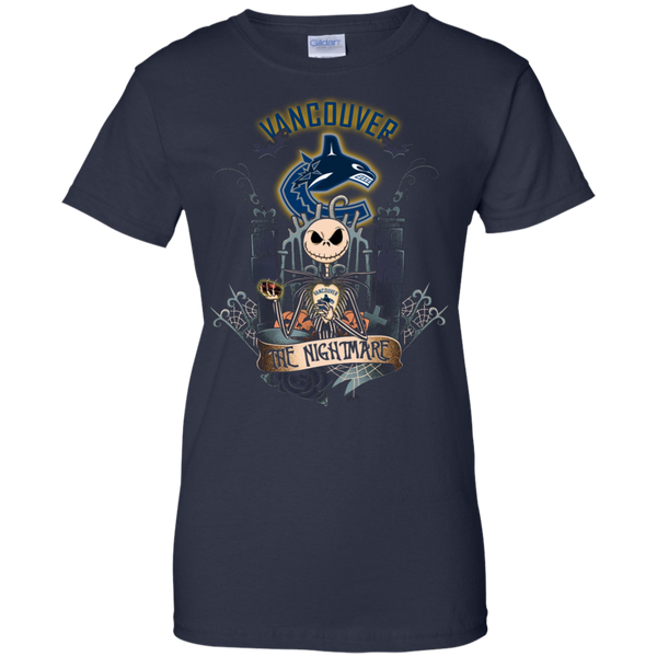 Halloween Vancouver Canucks T shirts The Nightmare Hoodies Sweatshirts