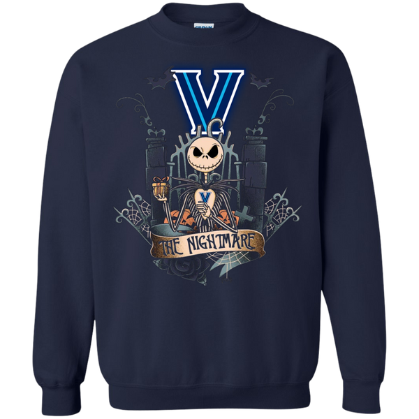 Halloween Villanova Wildcats T shirts The Nightmare Hoodies Sweatshirts