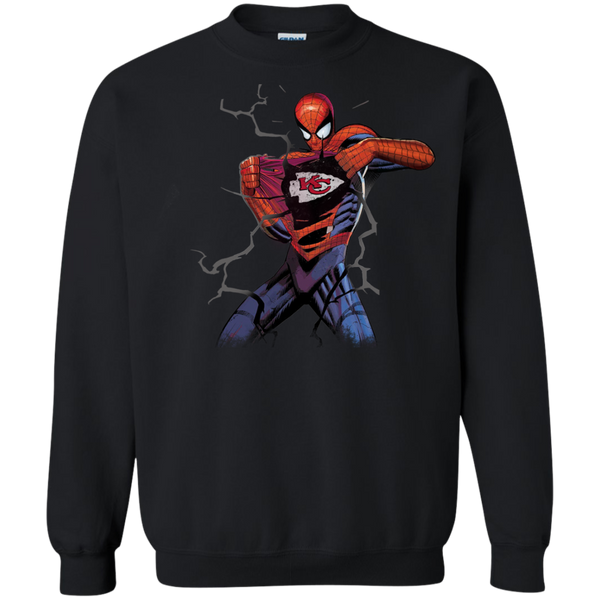 Kansas City Chiefs T shirts Spiderman Hoodies Sweatshirts