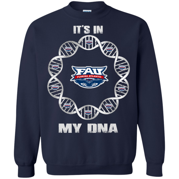 Florida Atlantic Owls T shirts It's In My DNA Hoodies Sweatshirts