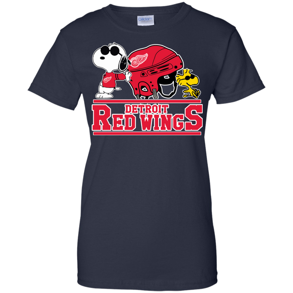 Detroit Red Wings T shirts Snoopy Hoodies Sweatshirts