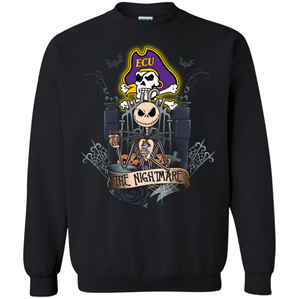 Halloween East Carolina Pirates T shirts The Nightmare Hoodies Sweatshirts