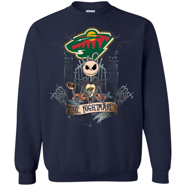 Halloween Minnesota Wild T shirts The Nightmare Hoodies Sweatshirts