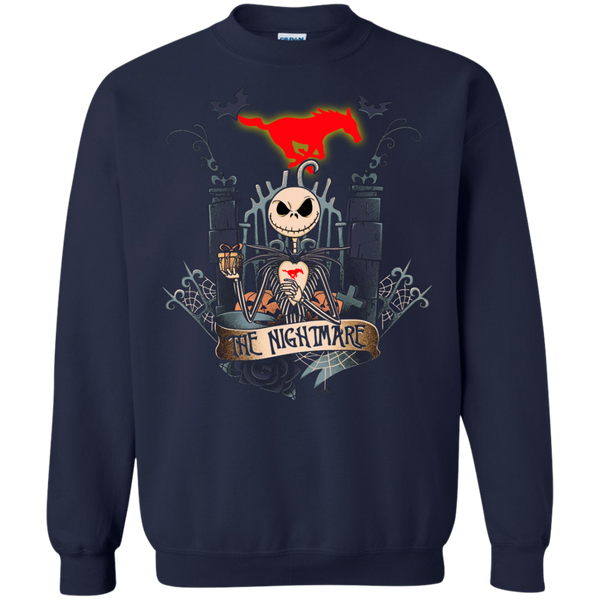 Halloween Smu Mustangs T shirts The Nightmare Hoodies Sweatshirts