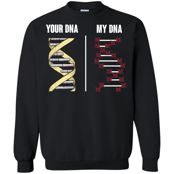 Miami Oh Redhawks T shirts Your DNA My DNA Hoodies Sweatshirts