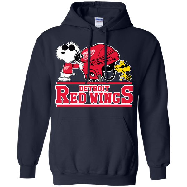 Detroit Red Wings T shirts Snoopy Hoodies Sweatshirts