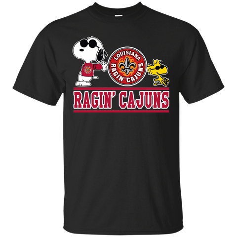 Louisiana Lafayette Ragin' Cajuns T shirts Snoopy Hoodies Sweatshirts