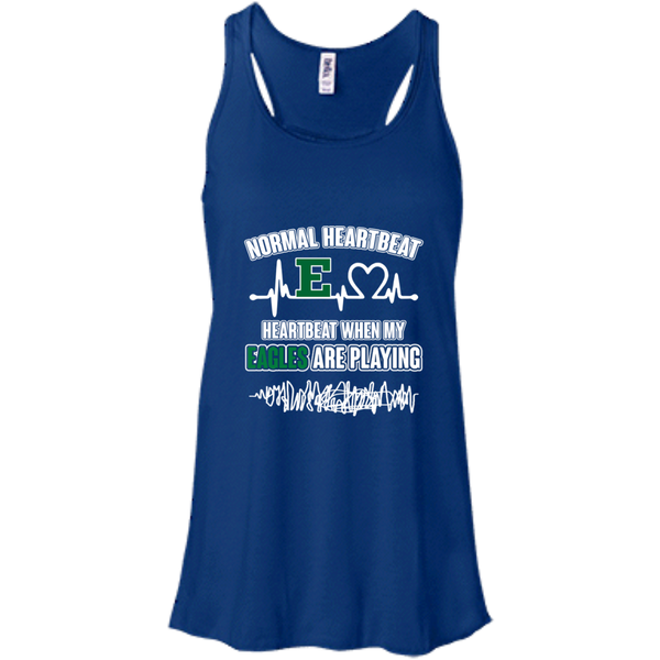 Eastern Michigan Eagles T shirts Heartbeat When My Eagles Playing Hoodies Sweatshirts