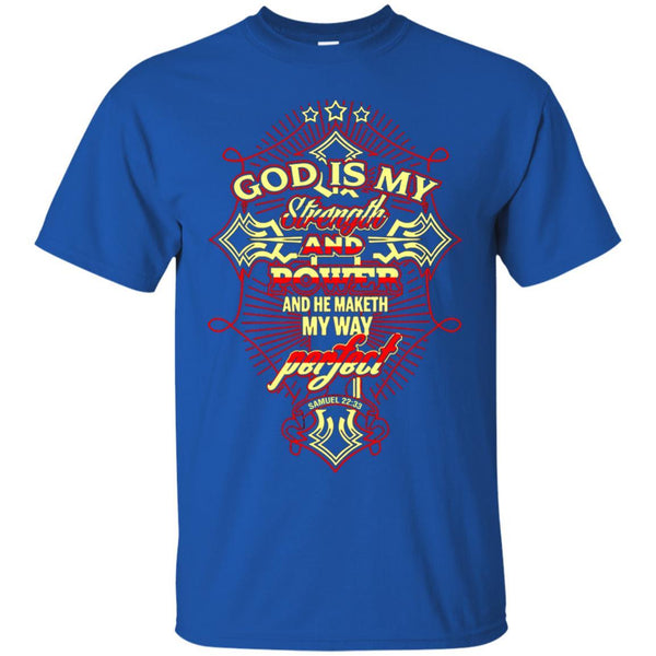 Christian Jesus T shirts God Is My Strength And Power Hoodies Sweatshirts