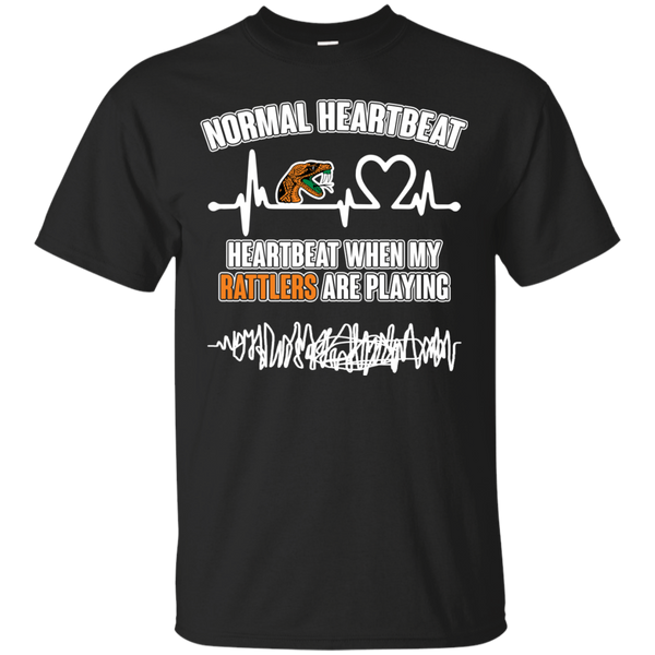 Florida A&M Rattlers T shirts Heartbeat When My Rattlers Playing Hoodies Sweatshirts