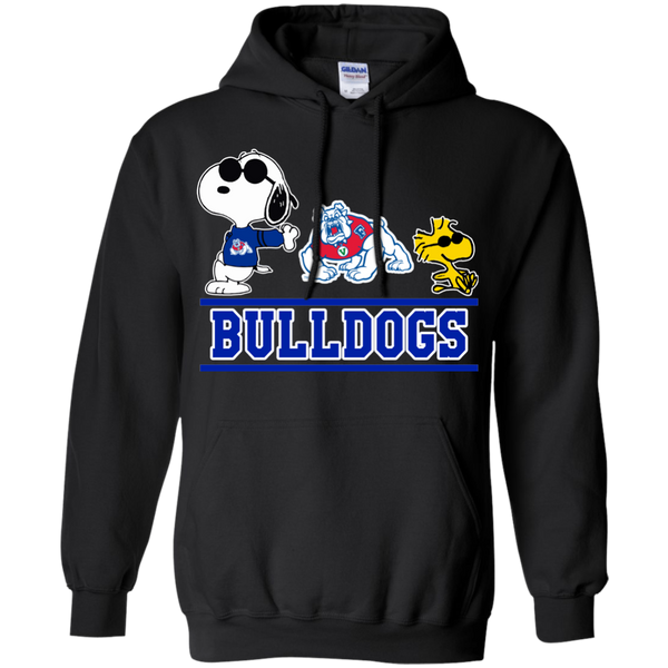 Fresno State Bulldogs T shirts Snoopy Hoodies Sweatshirts