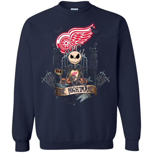 Halloween Detroit Red Wings T shirts The Nightmare Hoodies Sweatshirts