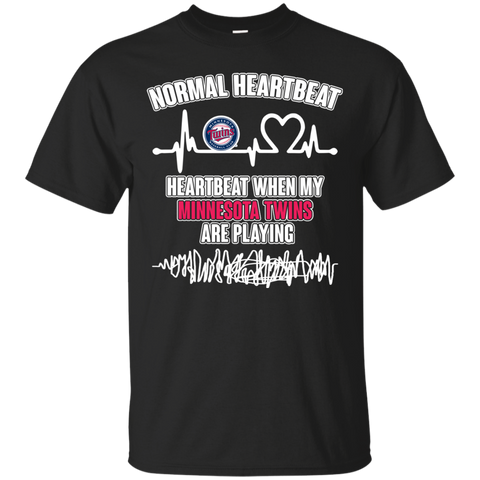 Minnesota Twins T shirts Heartbeat When My Minnesota Twins Playing Hoodies Sweatshirts