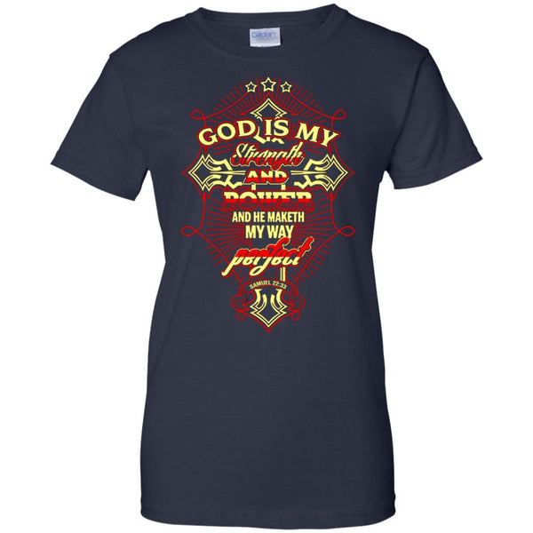 Christian Jesus T shirts God Is My Strength And Power Hoodies Sweatshirts