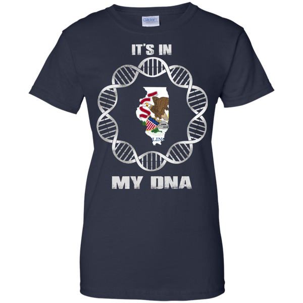 Illinois State T shirts It's In My DNA Hoodies Sweatshirts