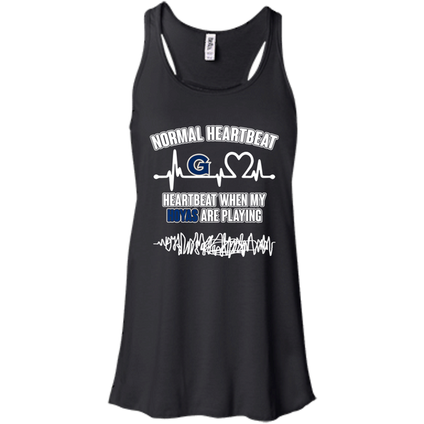 Georgetown Hoyas T shirts Heartbeat When My Hoyas Playing Hoodies Sweatshirts
