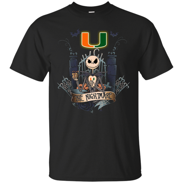 Halloween Miami (FL) Hurricanes T shirts The Nightmare Hoodies Sweatshirts