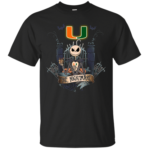 Halloween Miami (FL) Hurricanes T shirts The Nightmare Hoodies Sweatshirts