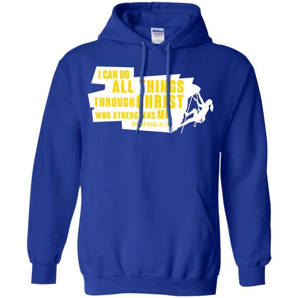 Christian Jesus T shirts I Can Do All Things Through Christ Hoodies Sweatshirts