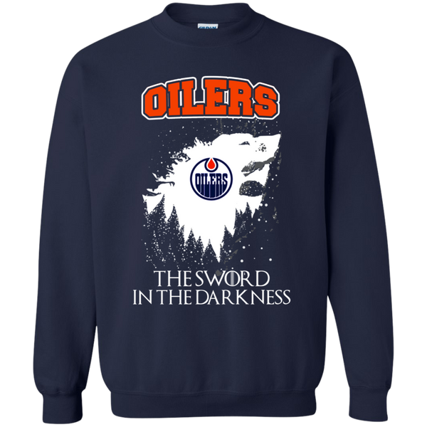 Edmonton Oilers Game Of Thrones T shirts The Sword In The Darkness Hoodies Sweatshirts