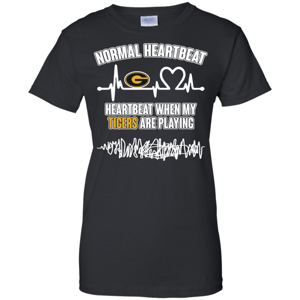 Grambling State Tigers T shirts Heartbeat When My Tigers Playing Hoodies Sweatshirts