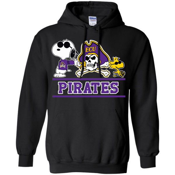 East Carolina Pirates T shirts Snoopy Hoodies Sweatshirts