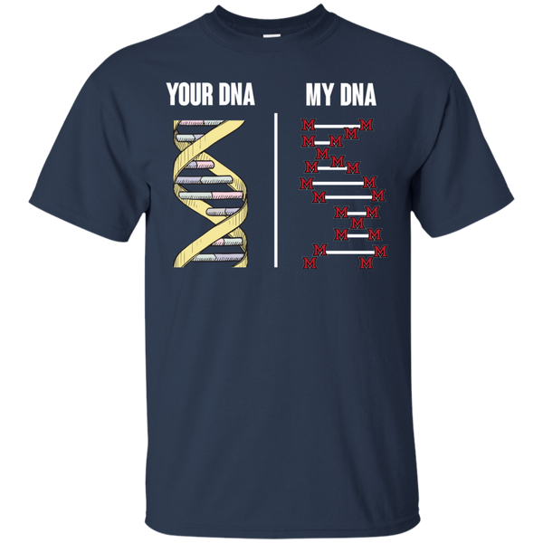 Miami Oh Redhawks T shirts Your DNA My DNA Hoodies Sweatshirts