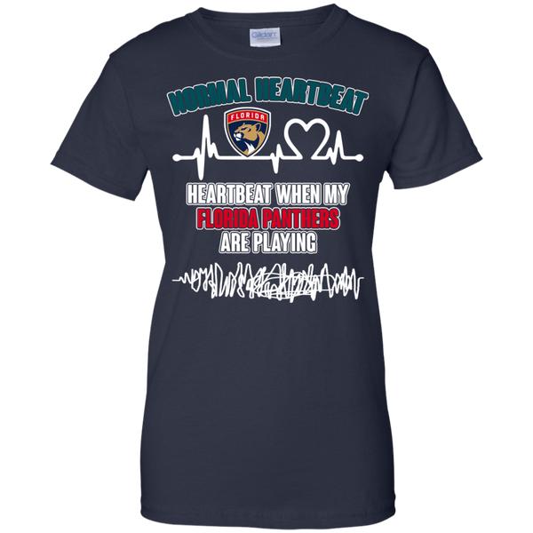 Florida Panthers T shirts Heartbeat When My Florida Panthers Playing Hoodies Sweatshirts