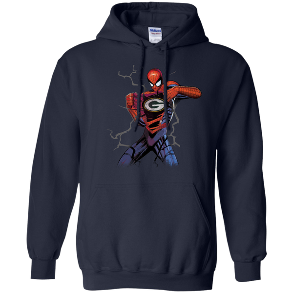 Green Bay Packers T shirts Spiderman Hoodies Sweatshirts