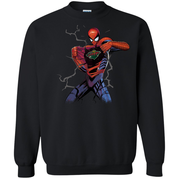 Minnesota Wild T shirts Spiderman Hoodies Sweatshirts