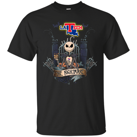 Halloween Louisiana Tech Bulldogs T shirts The Nightmare Hoodies Sweatshirts