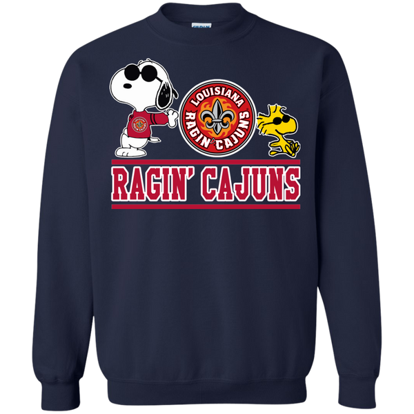 Louisiana Lafayette Ragin' Cajuns T shirts Snoopy Hoodies Sweatshirts
