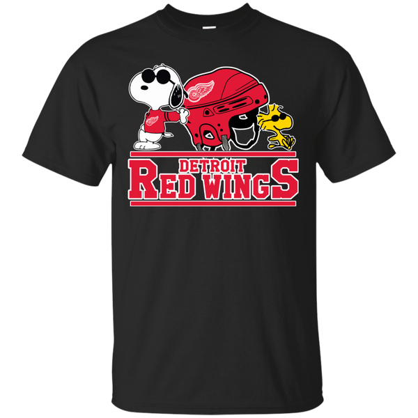Detroit Red Wings T shirts Snoopy Hoodies Sweatshirts
