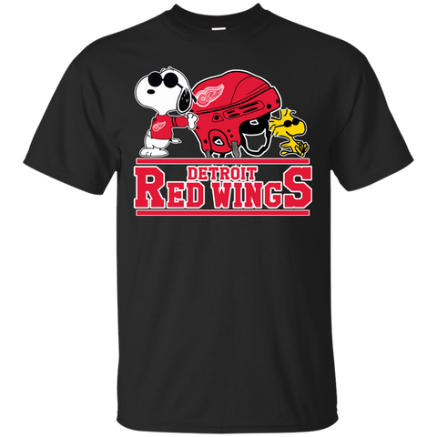 Detroit Red Wings T shirts Snoopy Hoodies Sweatshirts