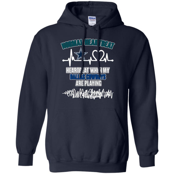 Dallas Cowboys T shirts Heartbeat When My Dallas Cowboys Playing Hoodies Sweatshirts