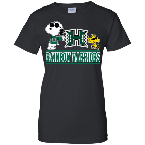 Hawaii Rainbow Warriors T shirts Snoopy Hoodies Sweatshirts